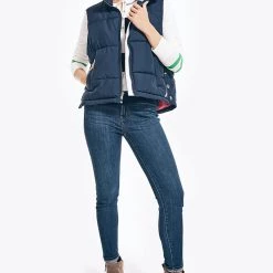 ΑΝΔΡΑΣ NAUTICA ΓΙΛΕΚΟ SIDE SNAP QUILTED POLY FILL VEST NavyBlue -ΓΥΝΑΙΚΑ ΡΟΥΧΑ ΠΑΝΩΦΟΡΙΑ Εκπτώσεις 3510BNAUT3110001 NavyBlue 3