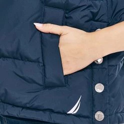 ΑΝΔΡΑΣ NAUTICA ΓΙΛΕΚΟ SIDE SNAP QUILTED POLY FILL VEST NavyBlue -ΓΥΝΑΙΚΑ ΡΟΥΧΑ ΠΑΝΩΦΟΡΙΑ Εκπτώσεις 3510BNAUT3110001 NavyBlue 4