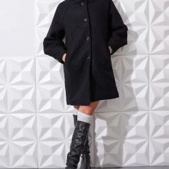 ΑΝΔΡΑΣ ALE ΗΜΙΠΑΛΤΟ Black