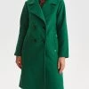 ΑΝΔΡΑΣ TOP SECRET LADY''S COAT SPZ0635#G# DarkGreen -ΓΥΝΑΙΚΑ ΡΟΥΧΑ ΠΑΝΩΦΟΡΙΑ Εκπτώσεις 3510P0TOP3500001 DarkGreen 1