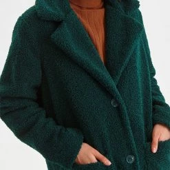 ΑΝΔΡΑΣ TOP SECRET LADY''S COAT SPZ0630#G# Green -ΓΥΝΑΙΚΑ ΡΟΥΧΑ ΠΑΝΩΦΟΡΙΑ Εκπτώσεις 3510P0TOP3500003 Green 3