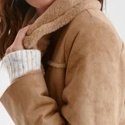 ΑΝΔΡΑΣ TOP SECRET LADY''S COAT SPZ0628#G# Biege -ΓΥΝΑΙΚΑ ΡΟΥΧΑ ΠΑΝΩΦΟΡΙΑ Εκπτώσεις 3510P0TOP3500005 Biege 3