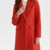 ΑΝΔΡΑΣ TOP SECRET LADY''S COAT SPZ0649#G# Red -ΓΥΝΑΙΚΑ ΡΟΥΧΑ ΠΑΝΩΦΟΡΙΑ Εκπτώσεις 3510P0TOP3500013 Red 1