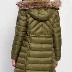 ΑΝΔΡΑΣ FUNKY BUDDHA Μακρύ μπουφάν με επένδυση Khaki -ΓΥΝΑΙΚΑ ΡΟΥΧΑ ΠΑΝΩΦΟΡΙΑ Εκπτώσεις 3510PFUNK3120001 Khaki 2