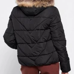 ΑΝΔΡΑΣ FUNKY BUDDHA Καπιτονέ Μπουφάν με γούνα στην κουκούλα Black -ΓΥΝΑΙΚΑ ΡΟΥΧΑ ΠΑΝΩΦΟΡΙΑ Εκπτώσεις 3510PFUNK3120004 Black 2