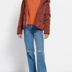 ΑΝΔΡΑΣ FUNKY BUDDHA Καπιτονέ Μπουφάν με γούνα στην κουκούλα Brown -ΓΥΝΑΙΚΑ ΡΟΥΧΑ ΠΑΝΩΦΟΡΙΑ Εκπτώσεις 3510PFUNK3120004 Brown 4