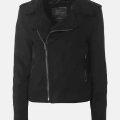 ΑΝΔΡΑΣ FUNKY BUDDHA Biker μπουφάν σε όψη Suede Black -ΓΥΝΑΙΚΑ ΡΟΥΧΑ ΠΑΝΩΦΟΡΙΑ Εκπτώσεις 3510PFUNK3120008 Black 3