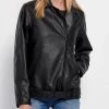 ΑΝΔΡΑΣ FUNKY BUDDHA Γυναικείο Biker τζάκετ Black -ΓΥΝΑΙΚΑ ΡΟΥΧΑ ΠΑΝΩΦΟΡΙΑ Εκπτώσεις 3510PFUNK3120010 Black 1