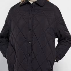 ΑΝΔΡΑΣ FUNKY BUDDHA Loose Fit καπιτονέ μπουφάν Black