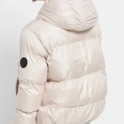 ΑΝΔΡΑΣ FUNKY BUDDHA Loose Fit Puffer τζάκετ Ecru -ΓΥΝΑΙΚΑ ΡΟΥΧΑ ΠΑΝΩΦΟΡΙΑ Εκπτώσεις 3510PFUNK3120015 Ecru 2