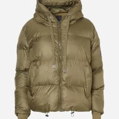 ΑΝΔΡΑΣ FUNKY BUDDHA Loose Fit Puffer τζάκετ Khaki -ΓΥΝΑΙΚΑ ΡΟΥΧΑ ΠΑΝΩΦΟΡΙΑ Εκπτώσεις 3510PFUNK3120015 Khaki 3