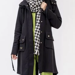 ΑΝΔΡΑΣ KENDALL+KYLIE K&K W SWEAT ZIP HOODE UNEVEN Black