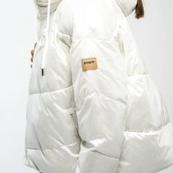 ΑΝΔΡΑΣ STAFF Sandy Wmn Puffer Jacket White -ΓΥΝΑΙΚΑ ΡΟΥΧΑ ΠΑΝΩΦΟΡΙΑ Εκπτώσεις 3510PSTAF3120019 White 3