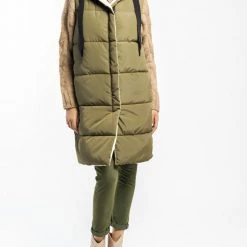 ΑΝΔΡΑΣ STAFF Shirley Wmn Sleeveless Jacket Olive -ΓΥΝΑΙΚΑ ΡΟΥΧΑ ΠΑΝΩΦΟΡΙΑ Εκπτώσεις 3510PSTAF3120022 Olive 4
