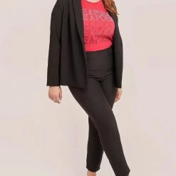 ΑΝΔΡΑΣ PARABITA Κρεπ σακάκι με κουμπί Black -ΓΥΝΑΙΚΑ ΡΟΥΧΑ ΠΑΝΩΦΟΡΙΑ Εκπτώσεις 3510TPARA3000001 Black 4