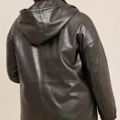 ΑΝΔΡΑΣ PARABITA Μπουφάν δερματίνης με κουκούλα Black -ΓΥΝΑΙΚΑ ΡΟΥΧΑ ΠΑΝΩΦΟΡΙΑ Εκπτώσεις 3510TPARA3120029 Black 2