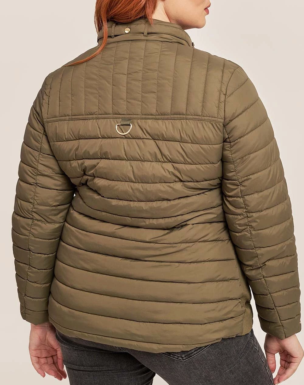 ΑΝΔΡΑΣ PARABITA Μπουφάν καπιτονέ με ψηλό γιακά Khaki 4 ΑΝΔΡΑΣ PARABITA Μπουφάν καπιτονέ με ψηλό γιακά Khaki - Image 2