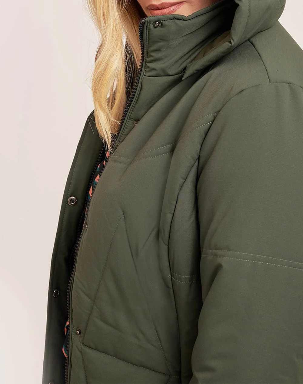 ΑΝΔΡΑΣ PARABITA Μπουφάν με κουκουλα Khaki 5 ΑΝΔΡΑΣ PARABITA Μπουφάν με κουκουλα Khaki - Image 3