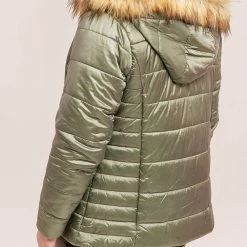ΑΝΔΡΑΣ PARABITA Μπουφάν κοντό με γούνα στην κουκουλα Khaki -ΓΥΝΑΙΚΑ ΡΟΥΧΑ ΠΑΝΩΦΟΡΙΑ Εκπτώσεις 3510TPARA3120039 Khaki 2