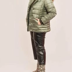 ΑΝΔΡΑΣ PARABITA Μπουφάν κοντό με γούνα στην κουκουλα Khaki -ΓΥΝΑΙΚΑ ΡΟΥΧΑ ΠΑΝΩΦΟΡΙΑ Εκπτώσεις 3510TPARA3120039 Khaki 4