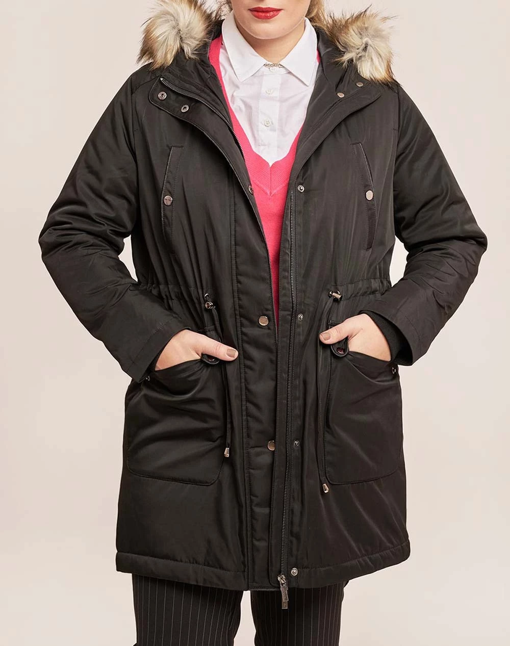 ΑΝΔΡΑΣ PARABITA Παρκά ναυλον Black 3 ΑΝΔΡΑΣ PARABITA Παρκά ναυλον Black