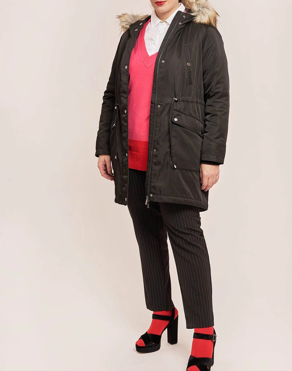 ΑΝΔΡΑΣ PARABITA Παρκά ναυλον Black 5 ΑΝΔΡΑΣ PARABITA Παρκά ναυλον Black - Image 3