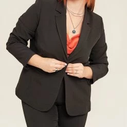 ΑΝΔΡΑΣ PARABITA Σακάκι κρεπ Black