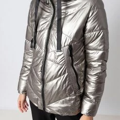 VETO ΑΝΔΡΑΣ FIBES PUFFER MetallicSilver -ΓΥΝΑΙΚΑ ΡΟΥΧΑ ΠΑΝΩΦΟΡΙΑ Εκπτώσεις 3510TVETO3150005 MetallicSilver 3