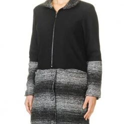 LA DOLLS ΑΝΔΡΑΣ LADOLLS HALF HALF ΓΥΝΑΙΚΕΙΟ ΠΑΛΤΟ DarkGray